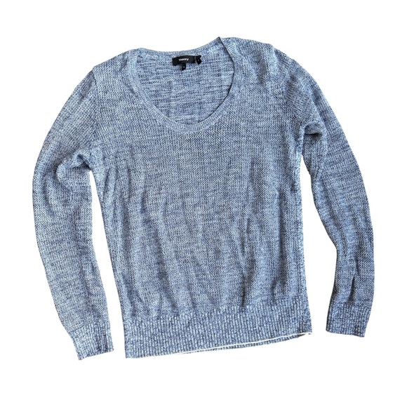 Blue Knit Prosecco Marled Sweater - Picture 1 of 5